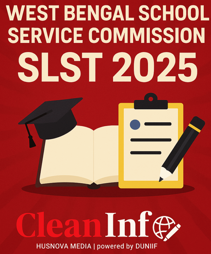 West Bengal School Service Commission (WBSSC) SLST 2025 exam with study materials and books.